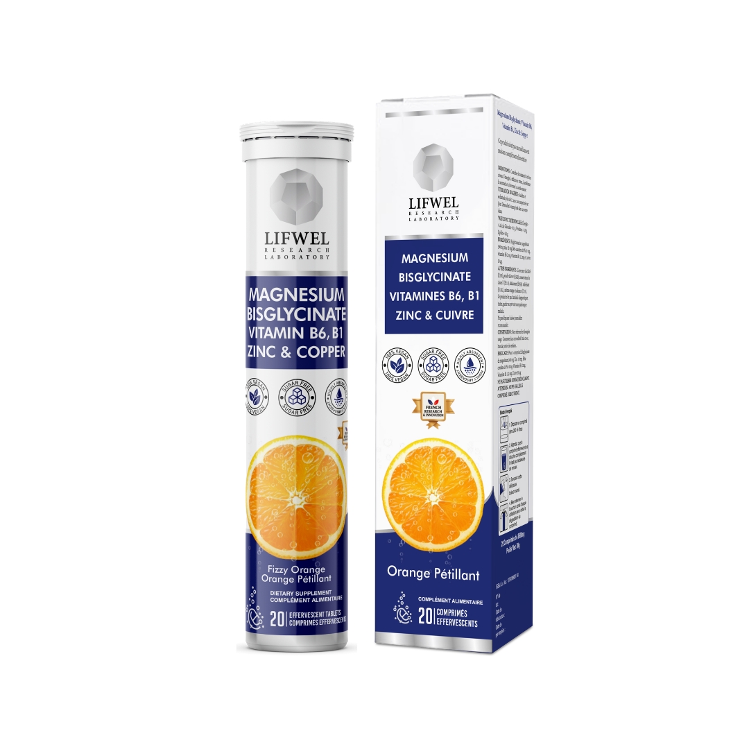 Magnesium Bisglycinate Vitamin B6, B1 Zinc & Copper